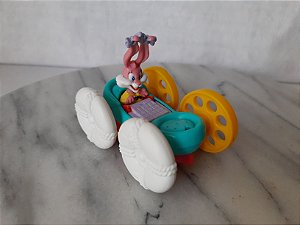 Brinquedo McDonald's vintage 1990 tiny toon adventures flip car plucky duck e Baba Bunny