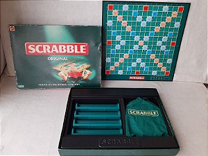 Jogo de tabuleiro Scrabble Mattel 2903 incompleto