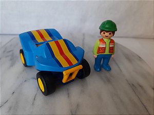 Playmobil 123 carro e boneco