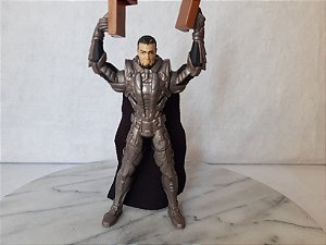 Figura de ação General Zod do Superman Homem m de aço, dual Destruction DC, 18cm +7cm