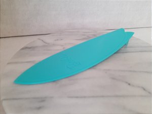 Prancha de surfe da Barbie, azul turquesa 25 cm de comprimento