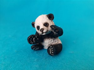 Miniatura de vinil Schleich de filhote de panda 5 cm de altura