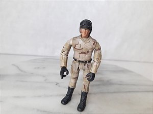 Boneco articulado militar piloto de uniforme camuflado marca Starz  10 cm - usado