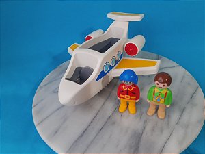 Playmobil 123 Avião com passageiro usado