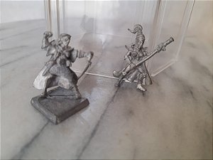 Miniatura de chumbo guerreiro medieval 3 cm