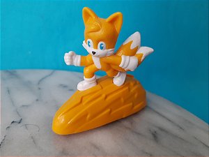 Boneco Tail.do Sonic 2 coleção McDonald's 2022 com fricção, usado