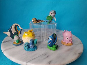 Miniaturas Disney  6 personagens do Procurando Nemo usados