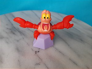 Miniatura Disney do caranguejo Sebastião , A pequena sereia, coleção McDonald's