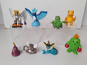 Miniatura de vinil Digimon 6 cm e Pokémon ,entre 3 e 7 cm,sem marca