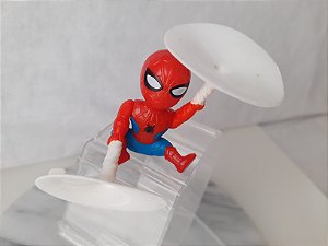Mini boneco homem aranha com ventosa, coleção Burger king 2019, 7 cm, usado