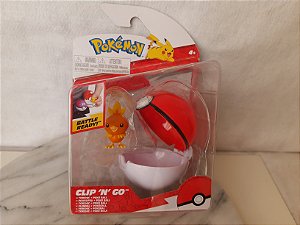 Pokémon clip n go Torchic+ pokebola sem uso embalagem.aberta