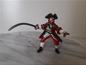 Figura  pirata Papo 2005 , 10 cm, usado