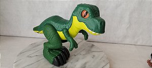 Imaginext dinossauro TRex do Jurassic World, usado, 27 cm comprimento