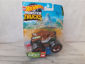 Hot wheels Monster truck, bear devil, novo, lacrado