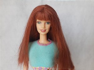 Barbie Pretty Flowers 1999 vestido da Barbie chic de 1997, Mattel , usada