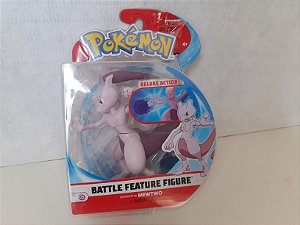 Pokémon battle feature figure Mewtwo sem uso, embalagem  com  dano