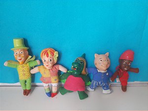 Bonecos personagens do Sítio do pica pau amarelo, 8 cm