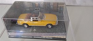 Miniatura de metal Triumph stag amarelo do James bond 007 col. De Agostini