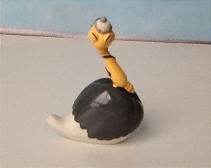 Miniatura Disney de espanador Plummet da Bela e a Fera 7 cm, usada