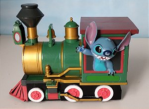 Locomotiva de plástico com fricção Disney Parks Stitch dirigindo,usada