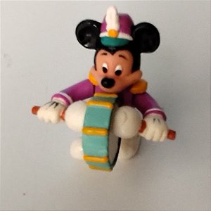 Miniatura Disney de Minnie tocando Bumbo , 6 cm de altura, usada