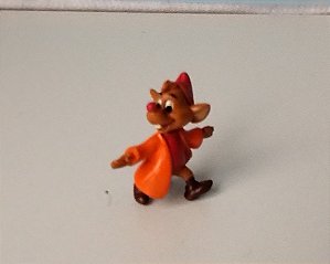 Miniatura Disney ratinho Jaq da Cinderela 3,5 cm de altura, usada