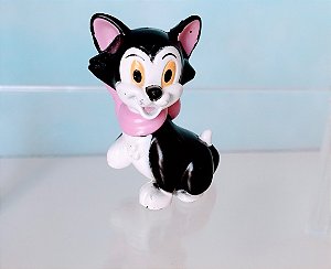 Miniatura Disney estática gato fígaro do Pinóquio 5 cm