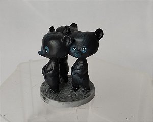 Miniatura Disney trigêmeos ursinhos irmãos da Merida do  Valente, 4 cm de altura