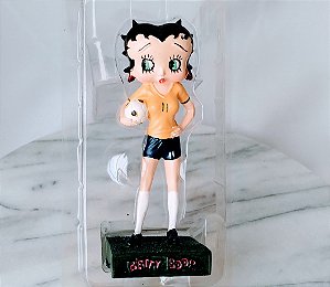 Boneca de resina estática Betty Boop , jogadora de futebol 11+2 cm de altura