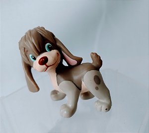 Miniatura de vinil filhote de cachorro Pooka da Anastasia , Galoob 1997, 5,5 cm