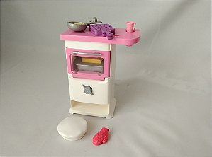 Fogão da Barbie chef de cozinha , Mattel, usado