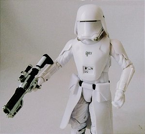 Figura de ação Snowtrooper, primeira ordem, Star Wars , Black series, Hasbro, 15 cm, usada
