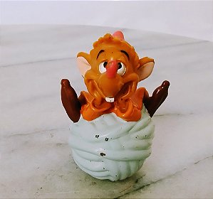Miniatura Disney do ratinho Jaq da Cinderela 5 cm