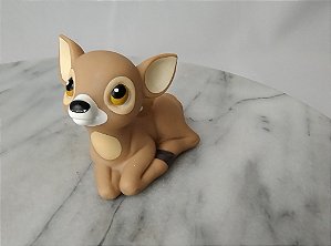 Miniatura Disney de Bambi sentada 9 cm comprimento e 6 cm de altura