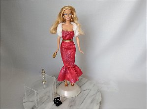 Barbie quero ser atriz de cinema Mattel 2010 com dano