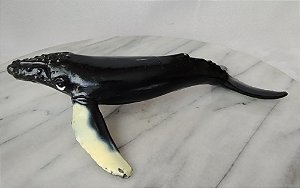 Miniatura vinil Toy Major 1994 ,baleia Jubarte 21 cm de comprimento