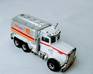 Miniatura de metal Matchbox 1981 Caminhão tanque Shell , usado