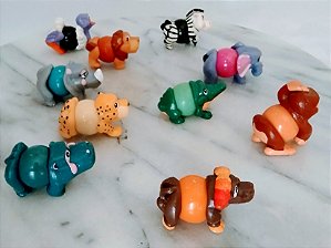 Miniatura animais bola da coleção Kinder Ovo 1993.colecao completa de 10