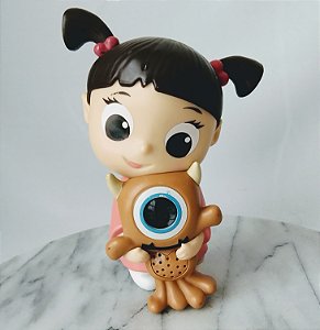 Boneca plástico Boo do Monstros SA Disney Pixar, da Spin Masters,  função eletrônica inoperante, 15 cm um
