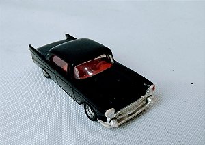 Miniatura Monogram mini-exacts 1989 escala HO,  Cadillac preto de plástico chassis de metal , usado