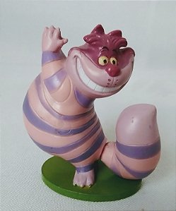 Miniatura Disney gato sorridente / Cheshire cat de Alice no.pais das maravilhas, cauda colada, 7 cm