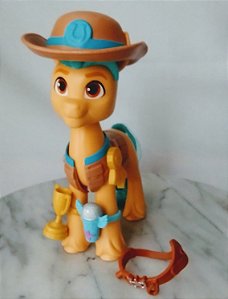 My Little pony , Hitch Trailblazer, 18 cm altura, Hasbro, usado