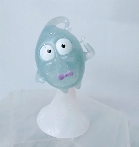 Miniatura Disney Demi Hauntley, fantasma, do Vampirina , 5 cm e com base 6,5 cm