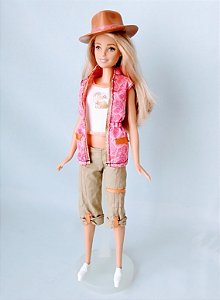 Barbie quero ser palentologa, usada
