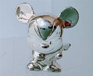 Gogo Disney Mickey prateado roqueiro com dano