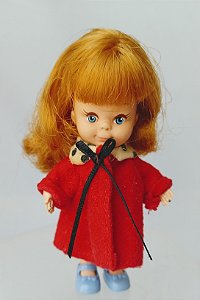 Anos 70  Mini Doll Vivinha cabelo cor de mel da Estrela ,10 cm