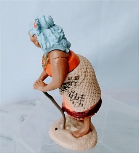 Miniatura Disney da vovó Taka da Moana , 8 cm, usada