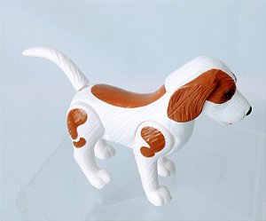 De 1996, cachorro Beagle articulado da Barbie pet doctor veterinária, 6 cm+3 cm de comprimento