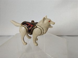 Playmobil, lobo medieval cinza, usado