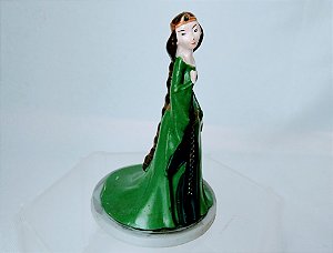 Miniatura Disney Rainha Elinor desenho Valente Disney, usada 9,5 cm
